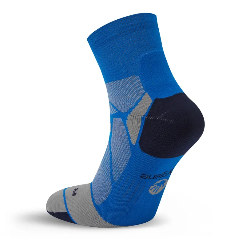 Hilly Marathon Fresh Anklet Min in Cobalt/Iron-3