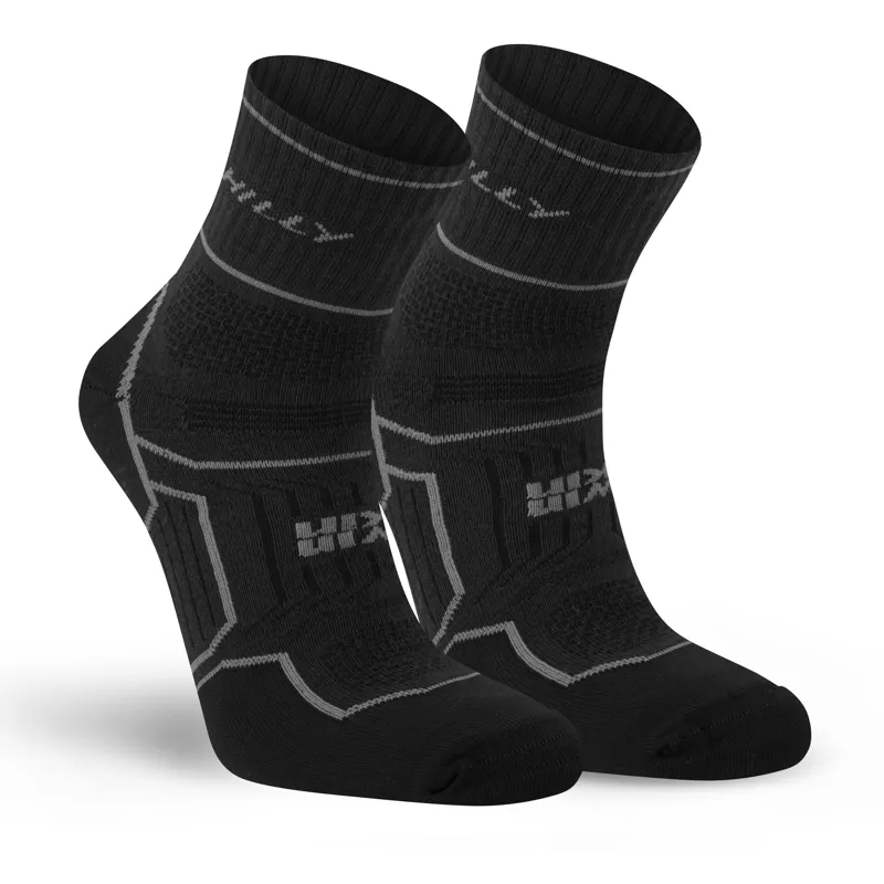 Hilly Twin Skin Anklet Med Socks in Black/Anthracite-4