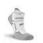Hilly Twin Skin Med Socklets in White/Grey Marl