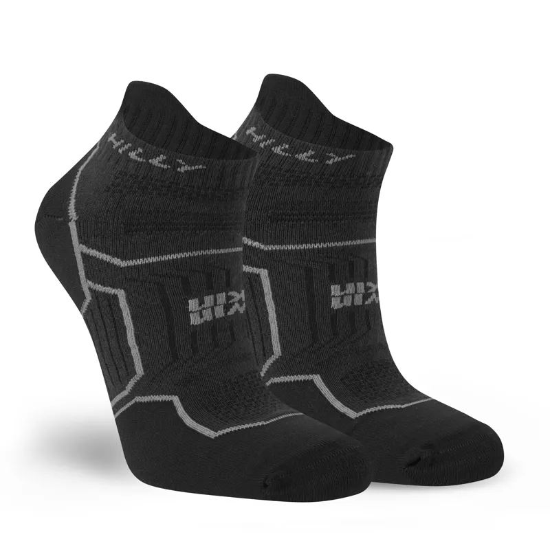 Hilly Twin Skin Med Socklets in Black/Anthracite-3