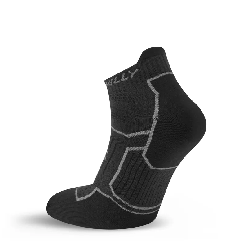 Hilly Twin Skin Med Socklets in Black/Anthracite-1
