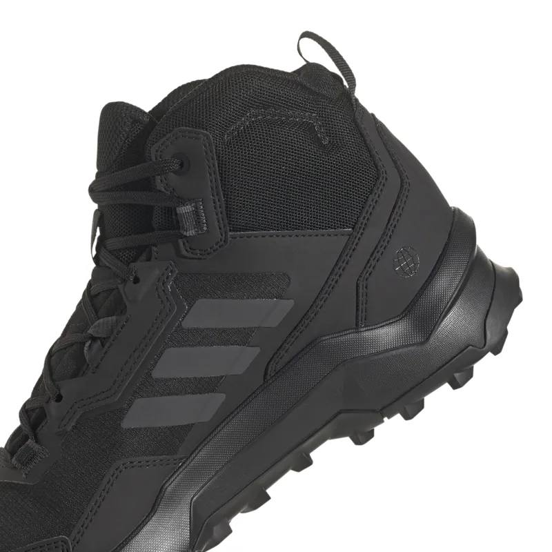 Adidas Men's Terrex AX4 Mid Gore-Tex Hiking Shoes in Core Black/Carbon/Grey Four-8