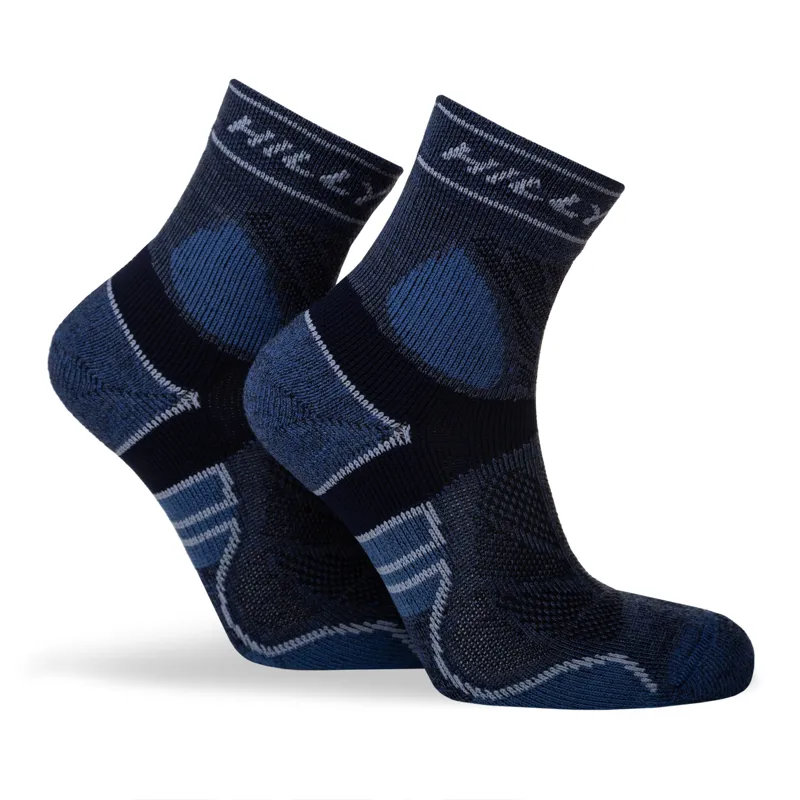 Hilly Trail Anklet Max in Marine/Navy-4