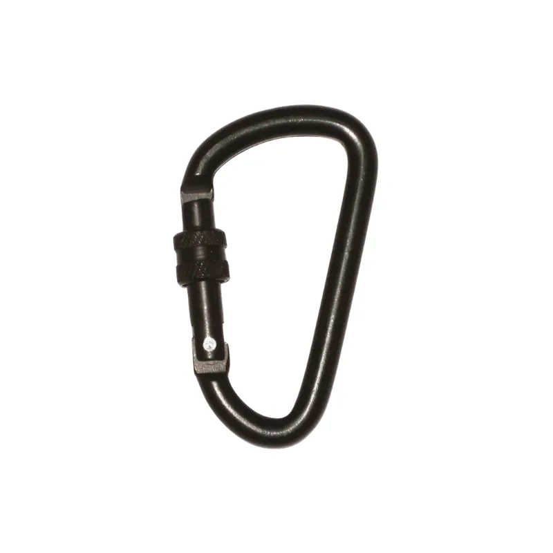 Highlander Basilisk Karabiner 8mm in Black - 2 Pack