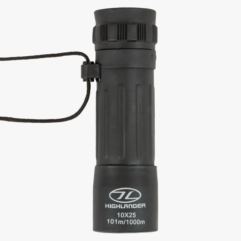 Highlander Northumberland 10X25 Monocular in Black-2