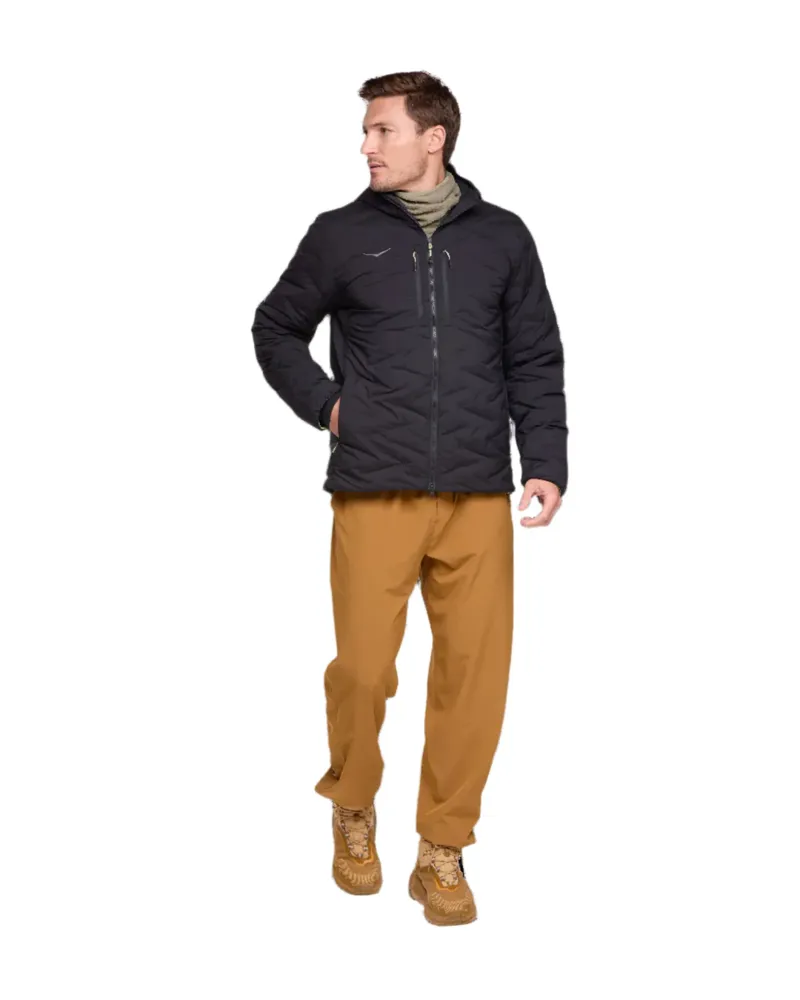 Hoka Men's Skyfill Outdoor Jacket in Black-3