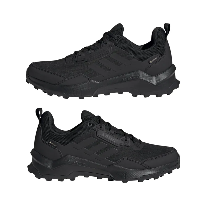 Adidas Men's Terrex AX4 Gore-Tex Hiking Shoes in Core Black/Core Black/Grey Four-8