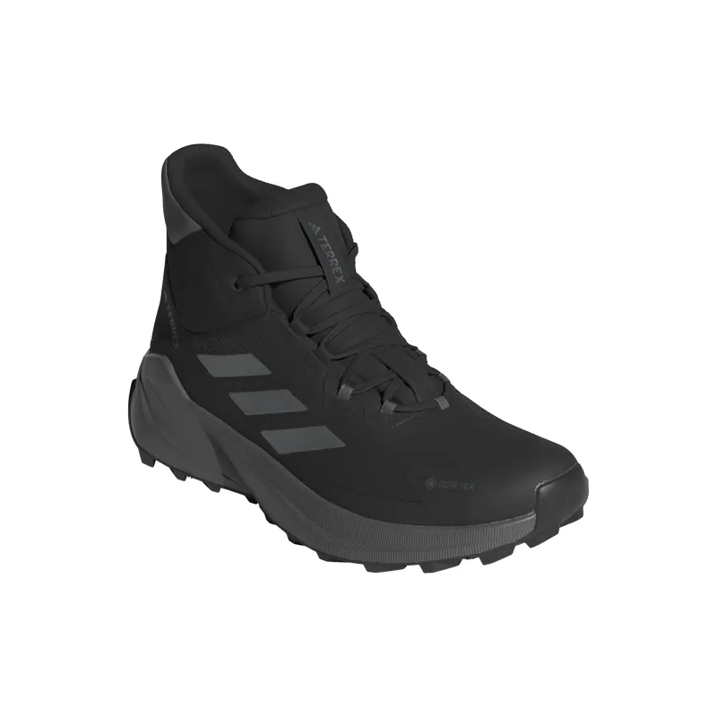 Adidas Men's Terrex Trailmaker 2.0 Mid Gore-Tex Hiking Shoes in Core Black/Carbon/Grey Four-1