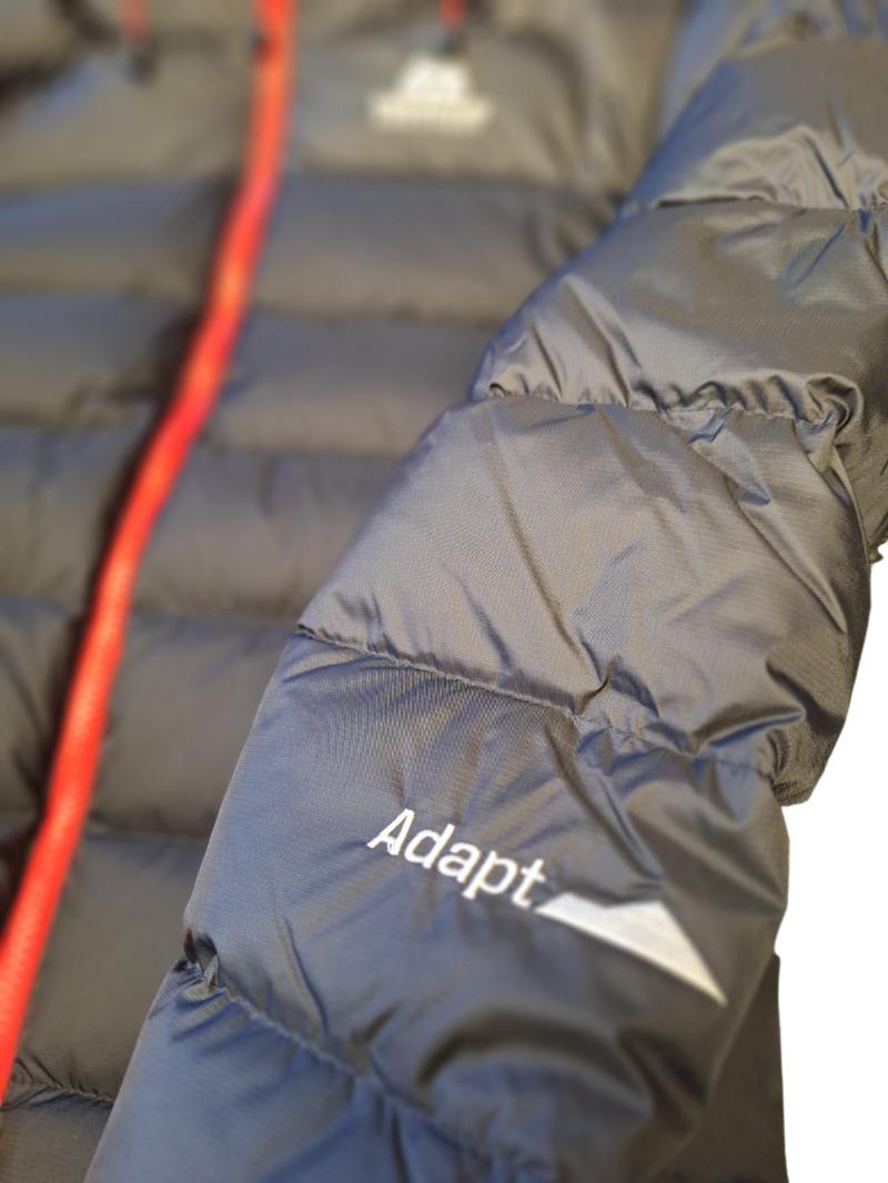 Mountain Equipment Men's Lightline Block Jacket in Black/Phantom Red-2