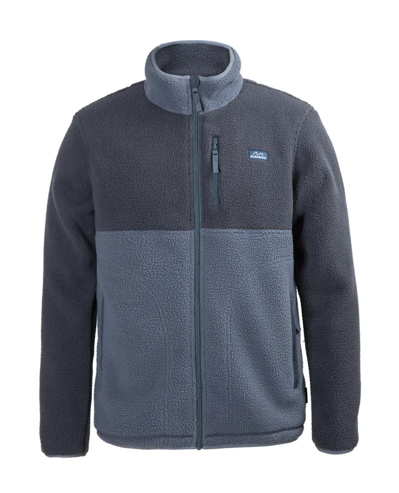 Bleubird Polar Fleece Deux Full Zip in Denim