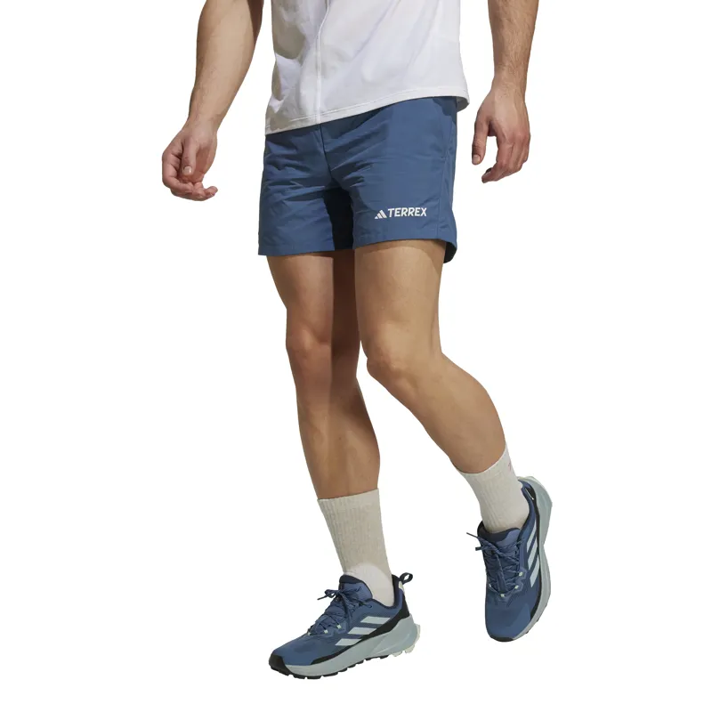 Adidas Men's Terrex Multi Shorts in Wonder Steel-3