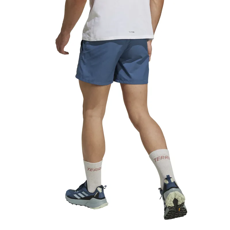 Adidas Men's Terrex Multi Shorts in Wonder Steel-4