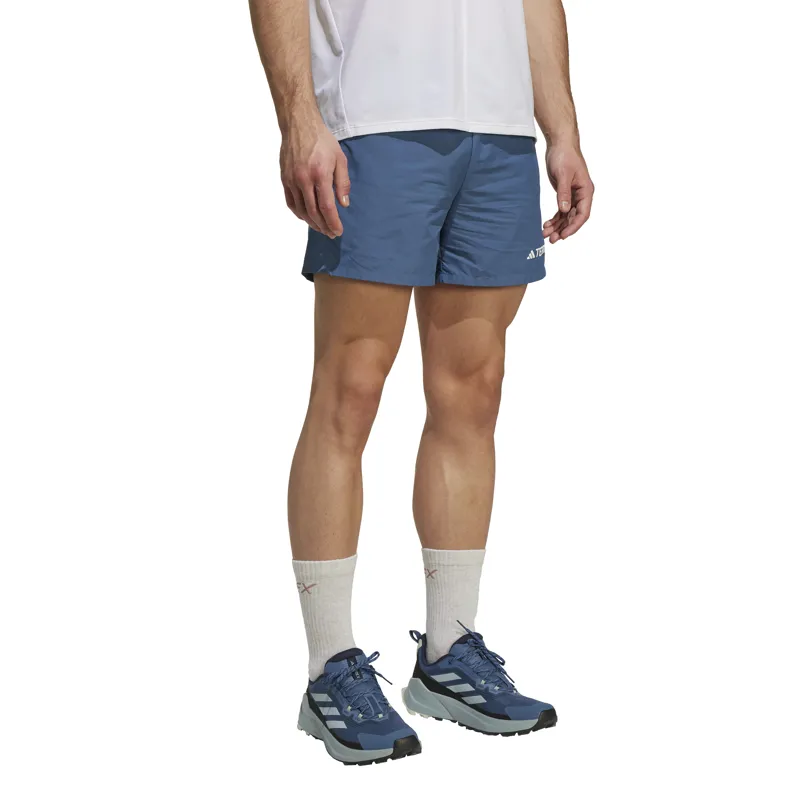 Adidas Men's Terrex Multi Shorts in Wonder Steel-5