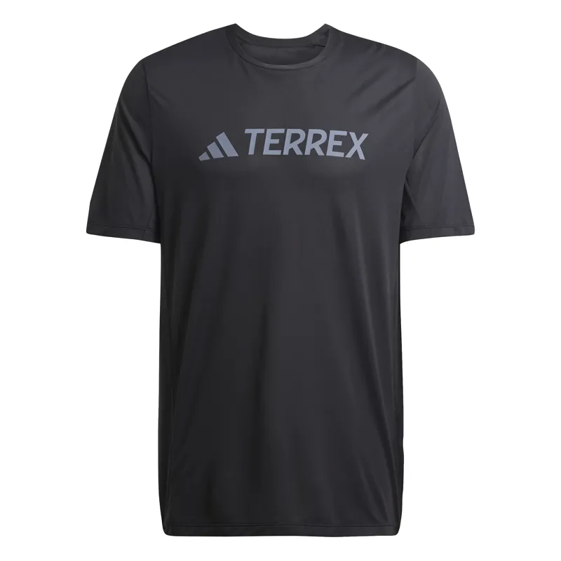 Adidas Men's Terrex Multi Logo Tech Tee in Black