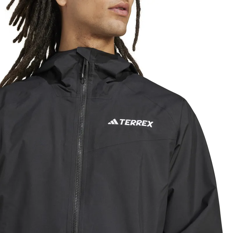Adidas Men's Terrex Multi 2L Rain Jacket in Black-1