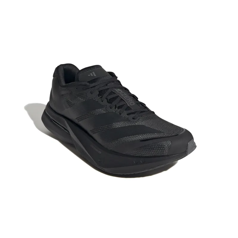 Adidas Men's Adizero Boston 13 Shoes in Black/Carbon-1