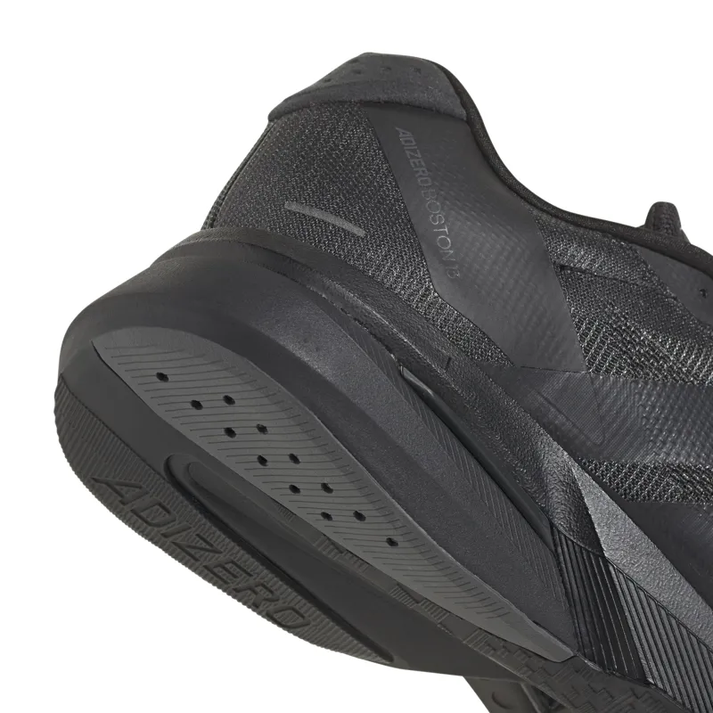 Adidas Men's Adizero Boston 13 Shoes in Black/Carbon-6