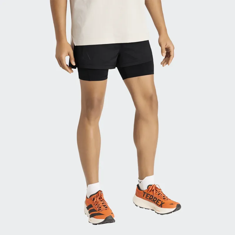 Adidas Men's XPL 2-in-1 Shorts in Black-3
