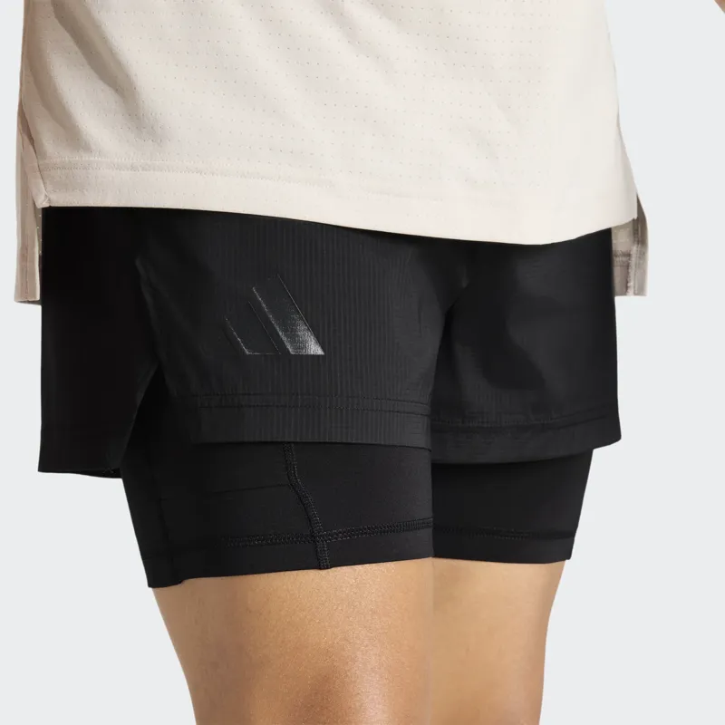 Adidas Men's XPL 2-in-1 Shorts in Black-1
