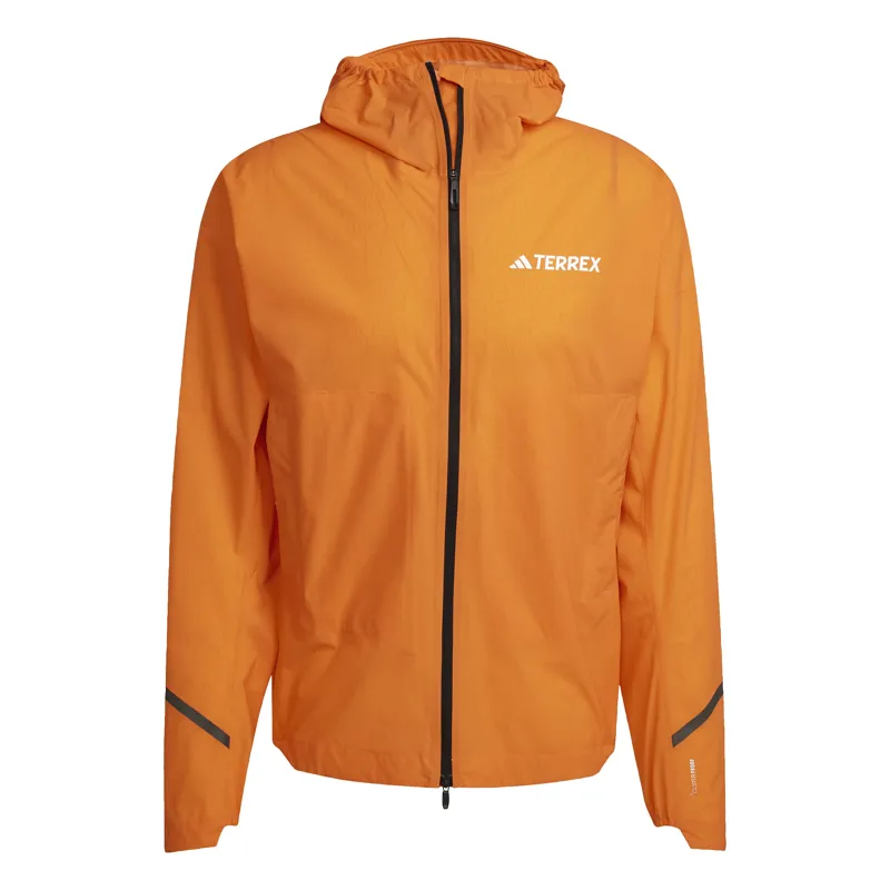 Adidas Men's XPR Light Rain Jacket in Impact Orange