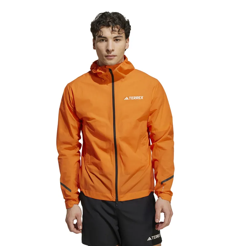 Adidas Men's XPR Light Rain Jacket in Impact Orange-1