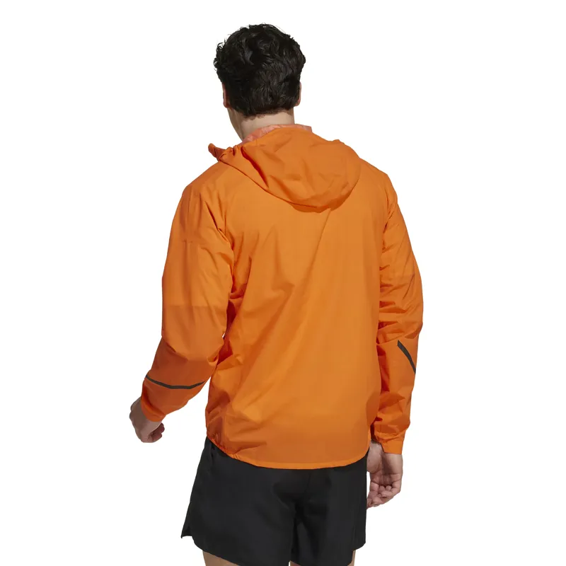 Adidas Men's XPR Light Rain Jacket in Impact Orange-2