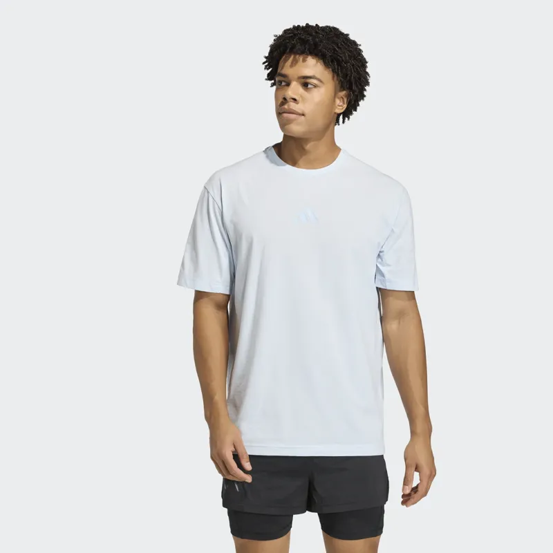 Adidas Men's XPL Trail Tee in Clear Sky-1