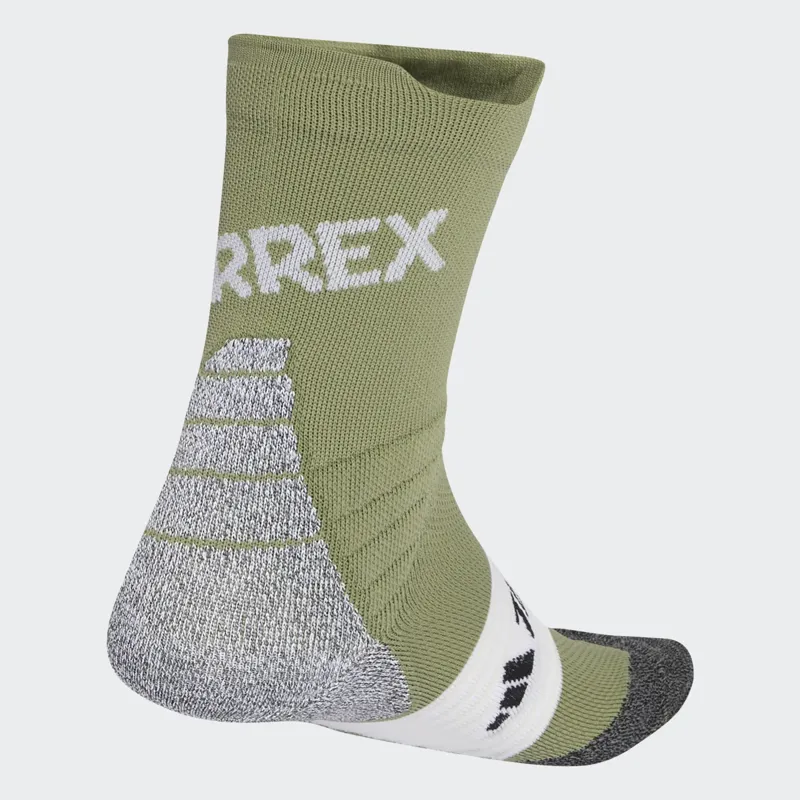 Adidas XPR Trail Crew Socks in Green-1