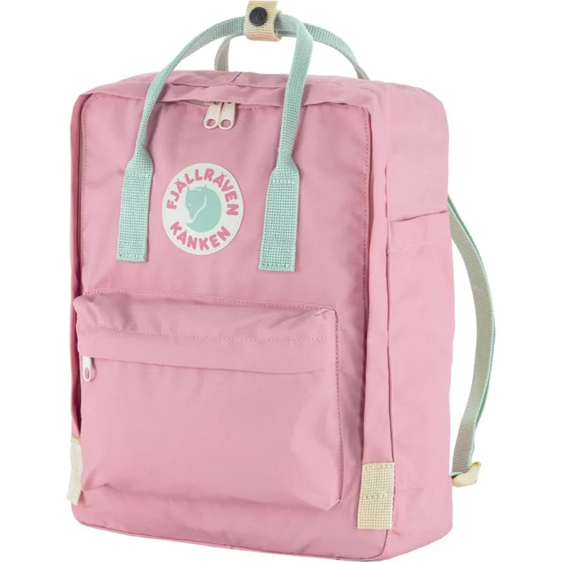 Fjallraven Kanken Koncept in Pink/Mint Green-1