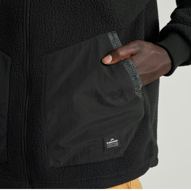 Kathmandu Men's Co-Z High Pile Jacket in Black-2