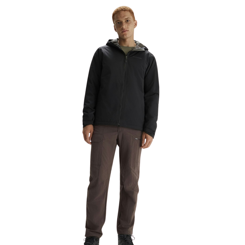 Kathmandu Men's Trailhead 2L Insulated Rain Jacket in Black Stingray-1