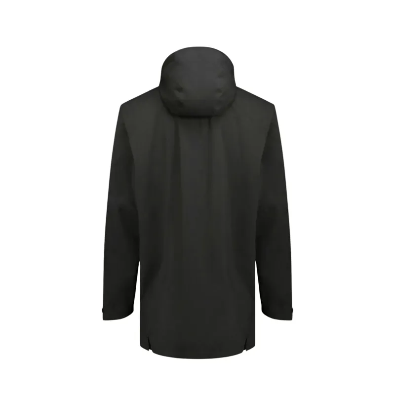 Kathmandu Men's Trailhead Stretch 2.5-layer Rain Parka in Black stingray-1