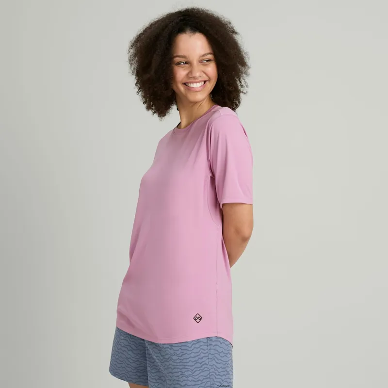 Kathmandu Women's Sun-Stopper Short Sleeve T-Shirt in Zen-1