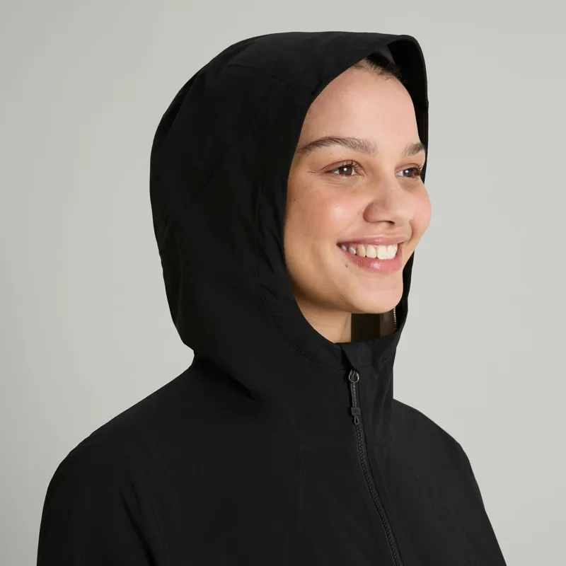 Kathmandu Women's Trailhead Stretch 2.5L Rain Jacket in Black -8