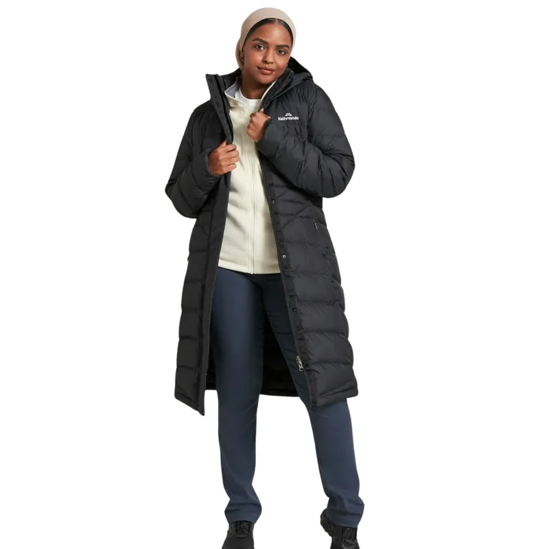 Kathmandu Women's Winterburn Down Parka in Black