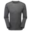 Keela Men's Merino Round Neck Long Sleeve Top in Wolf Grey