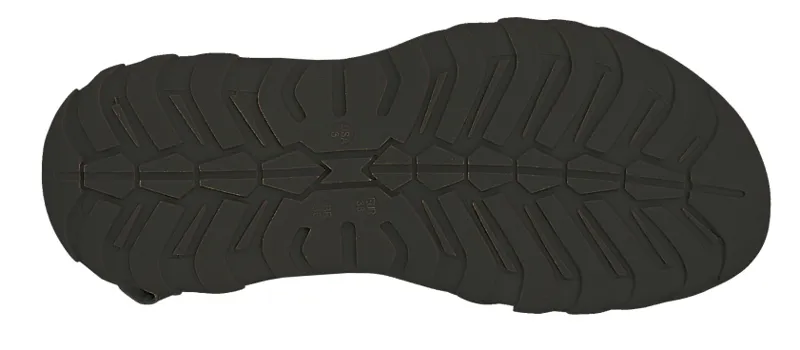 PDQ Women's Sandals in Black/Nubuck -1