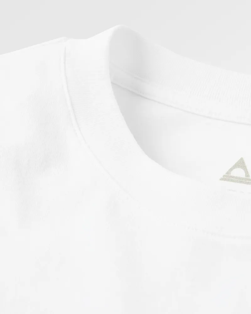 Passenger Men's Laidback Recycled Cotton Relaxed Fit T-Shirt in White-4