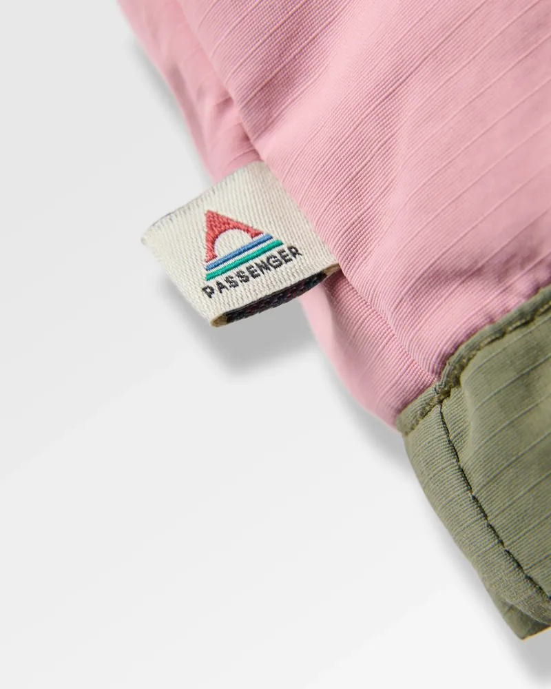 Passenger Women's Lara Quilted Jacket in Grey Marl/Dusty Olive-8