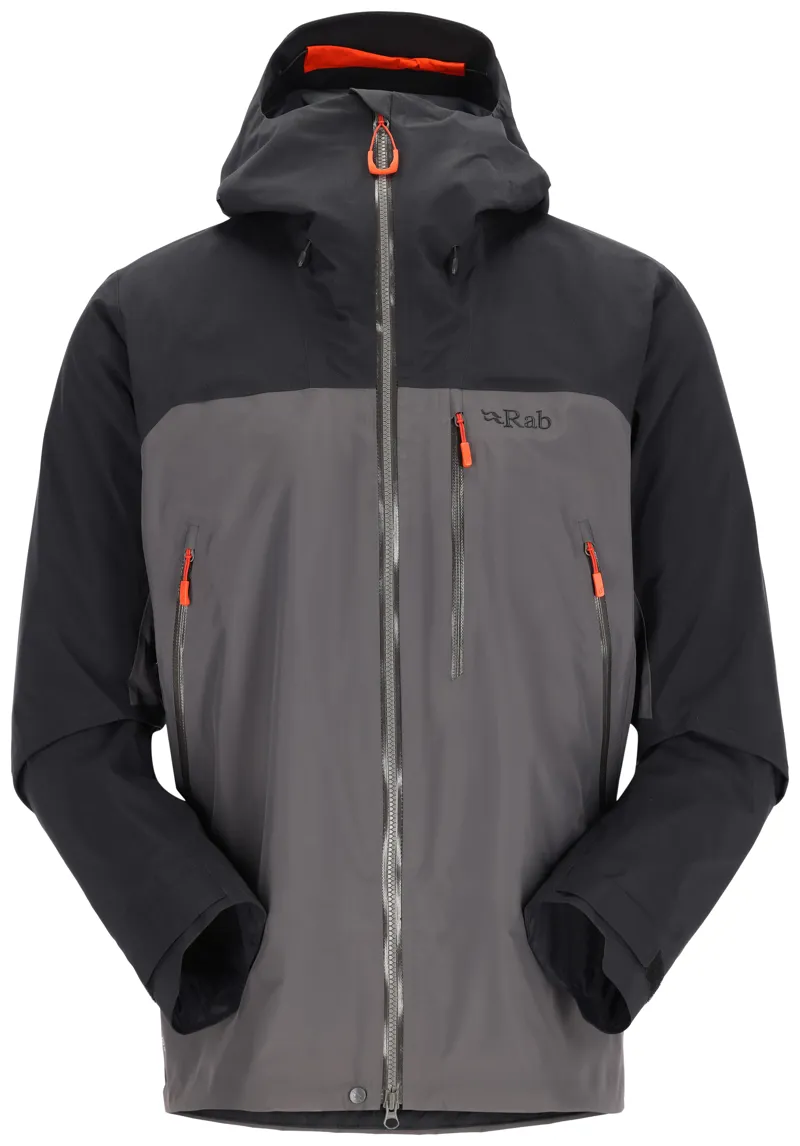 Rab Men's Latok Mountain Gore -Tex Pro Waterproof Jacket in Black/Graphene