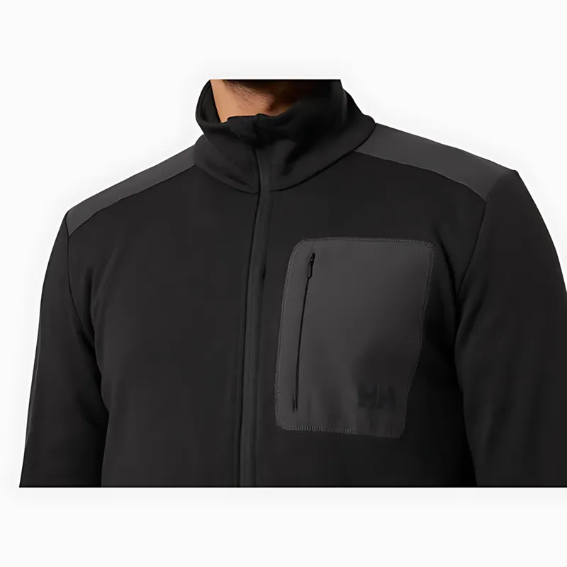 Helly Hansen Men's Lifa Merino Midlayer Jacket in Black-5