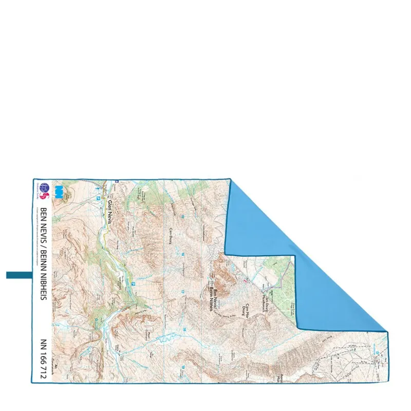 Lifeventure Ben Nevis Map Trek Towel