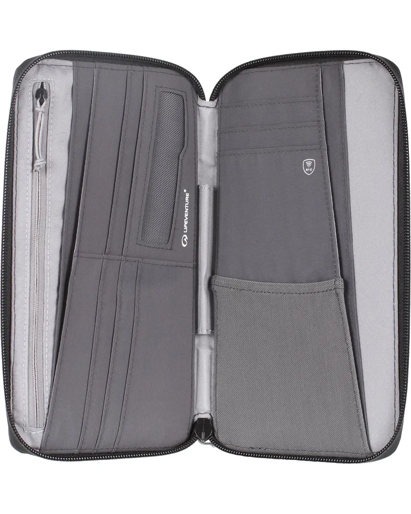 Lifeventure RFID Travel Wallet in Grey-3