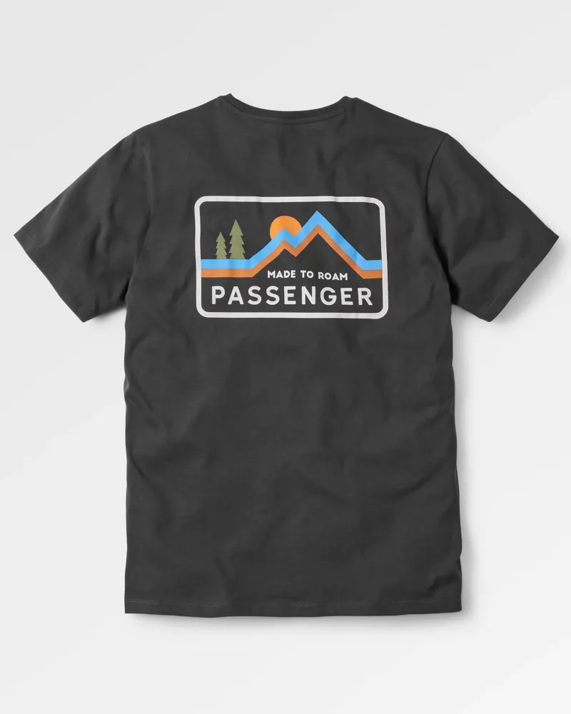 Passenger Men's Made To Roam Recycled Cotton T-Shirt in Black-1