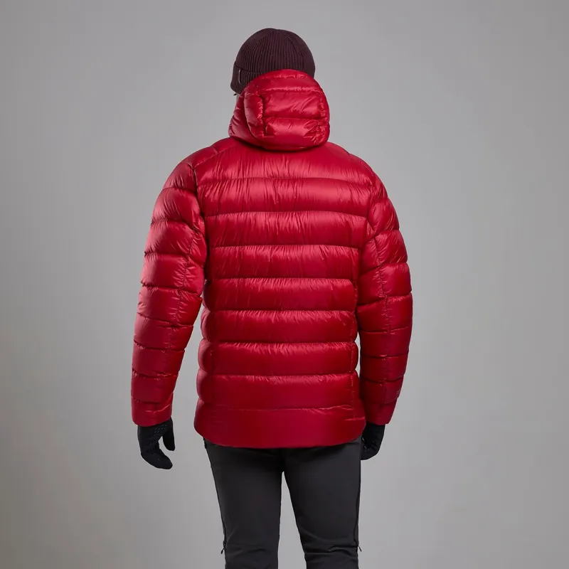Montane Men's Anti-Freeze XT Hooded Down Jacket in Acer Red-1