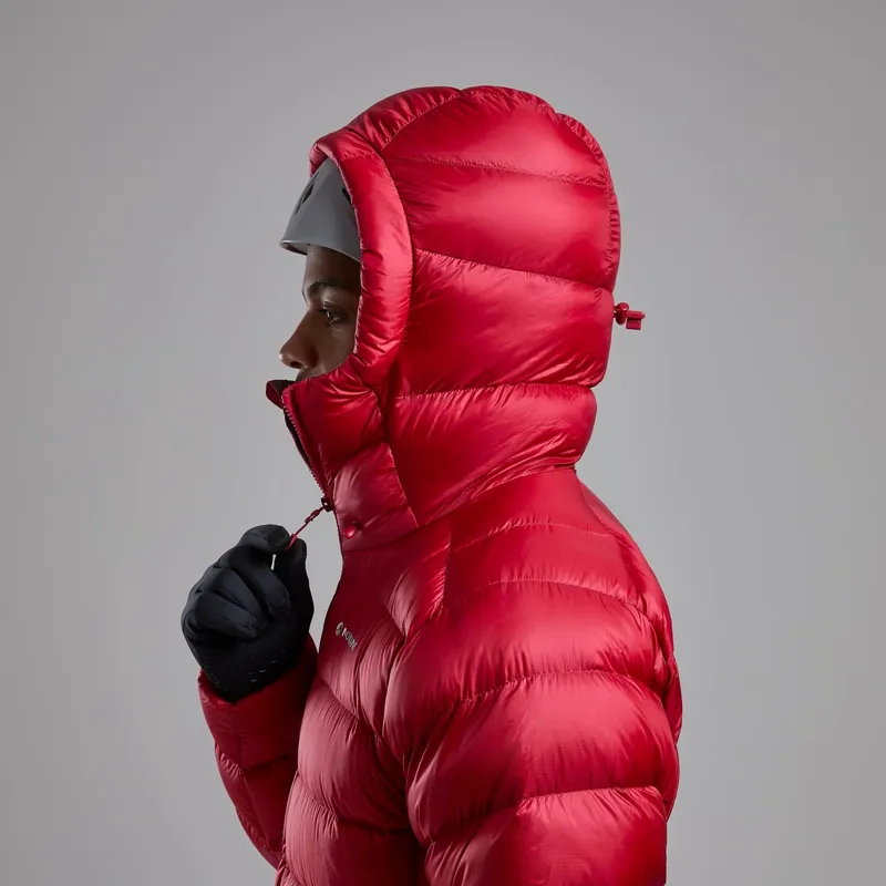 Montane Men's Anti-Freeze XT Hooded Down Jacket in Acer Red-3