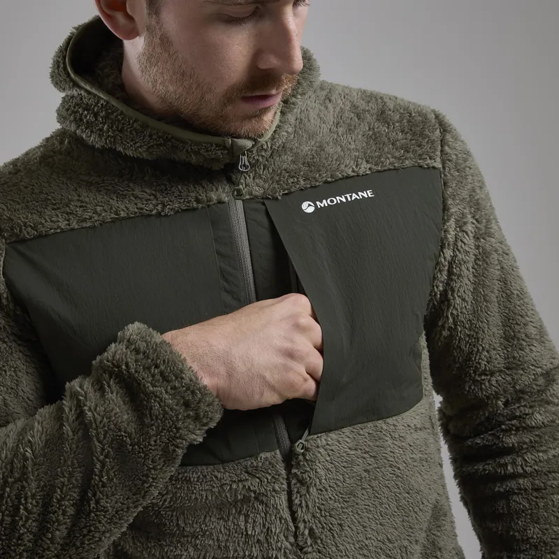 Montane Men's Caldus XT Hooded Fleece Jacket in Caper-3