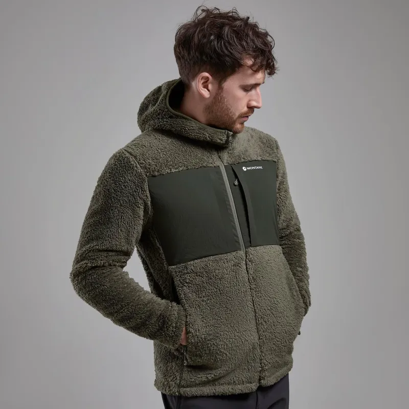 Montane Men's Caldus XT Hooded Fleece Jacket in Caper-5