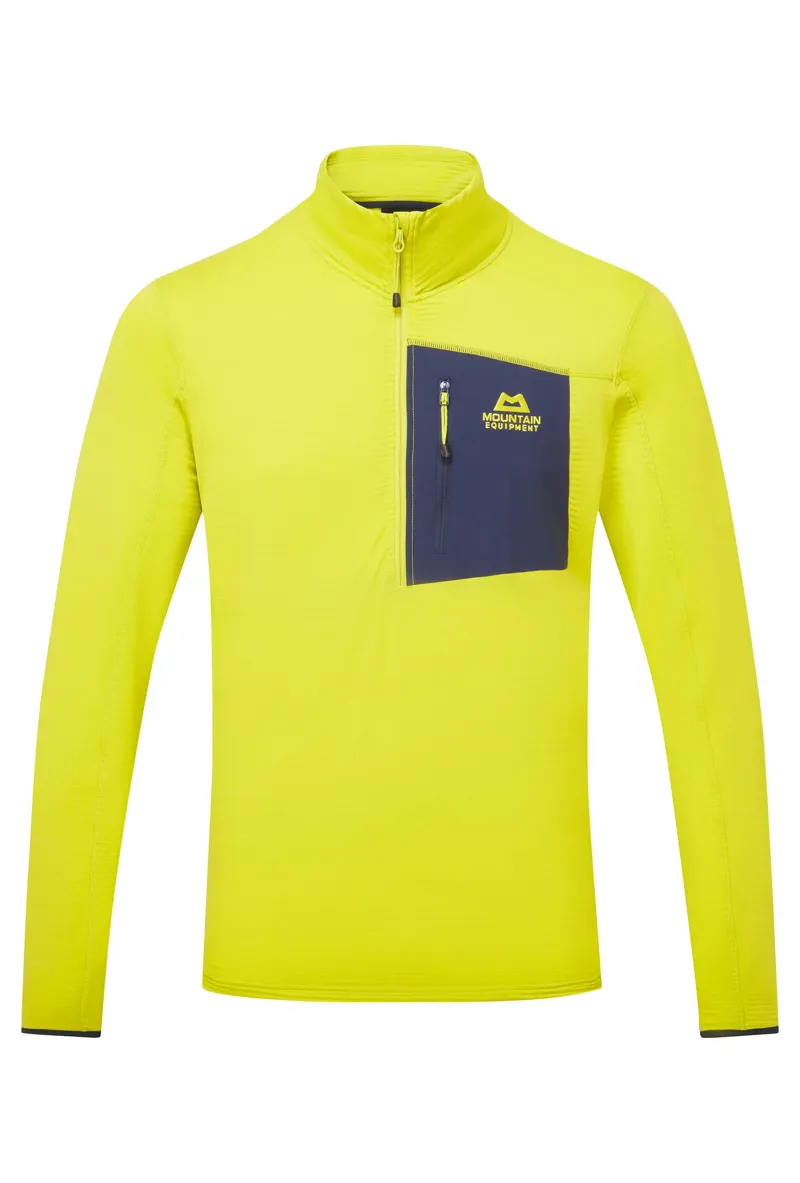 Mountain Equipment Men's Lumiko Zip-T Fleece in Vine/Cosmos