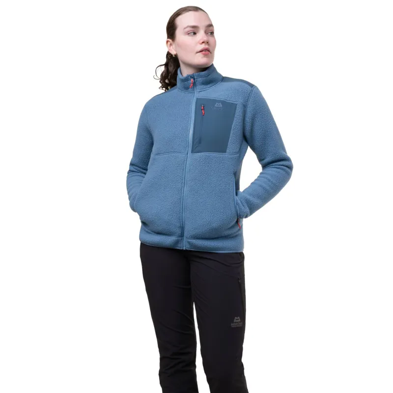 Mountain Equipment Women's Highpile Jacket in Stellar/Majolica-3